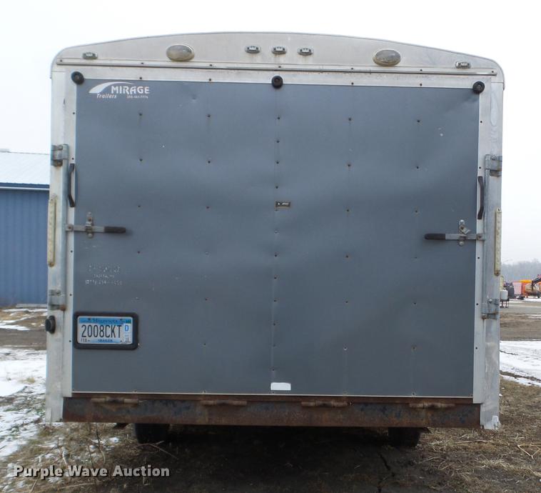 image for item DD0733 2008 Mirage enclosed cargo trailer