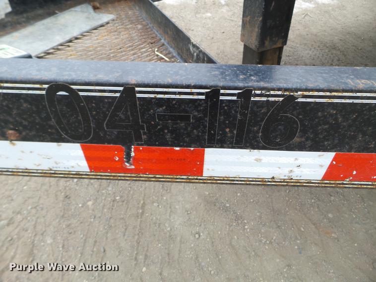 image for item DD0736 2013 PJ utility trailer