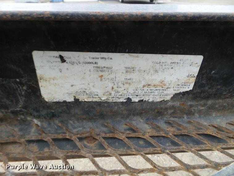 image for item DD0736 2013 PJ utility trailer