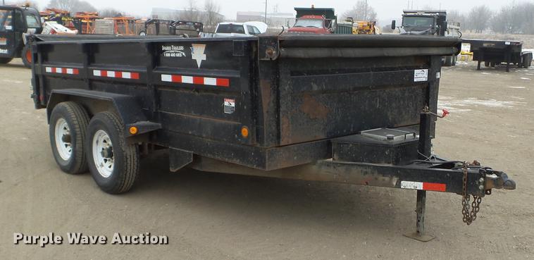 image for item DD0737 2012 PJ dump trailer