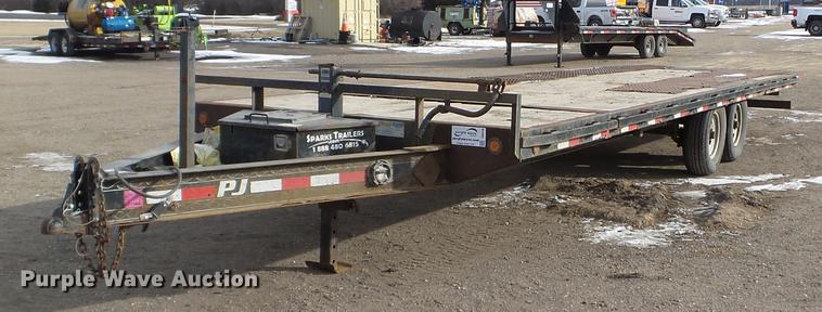 image for item DD0749 2012 PJ Trailers tilt deck utility trailer