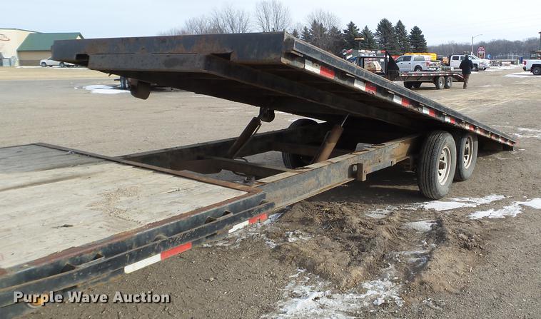 image for item DD0749 2012 PJ Trailers tilt deck utility trailer