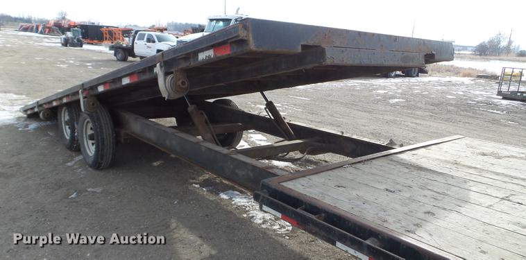 image for item DD0749 2012 PJ Trailers tilt deck utility trailer