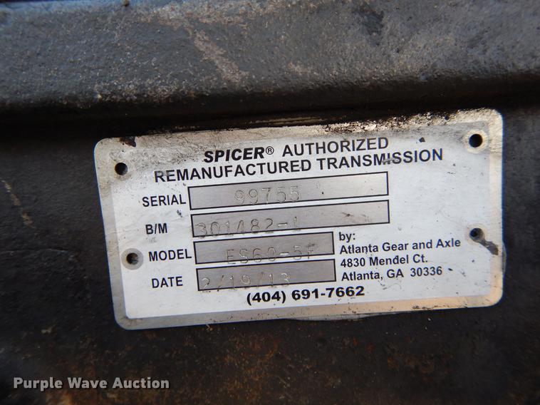 image for item DC0180 (2) Spicer transmissions