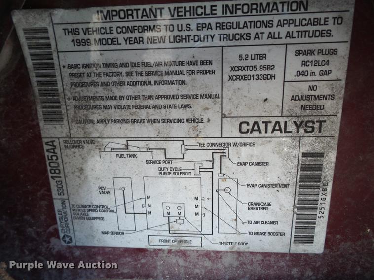 image for item DD2379 1999 Dodge Durango SUV