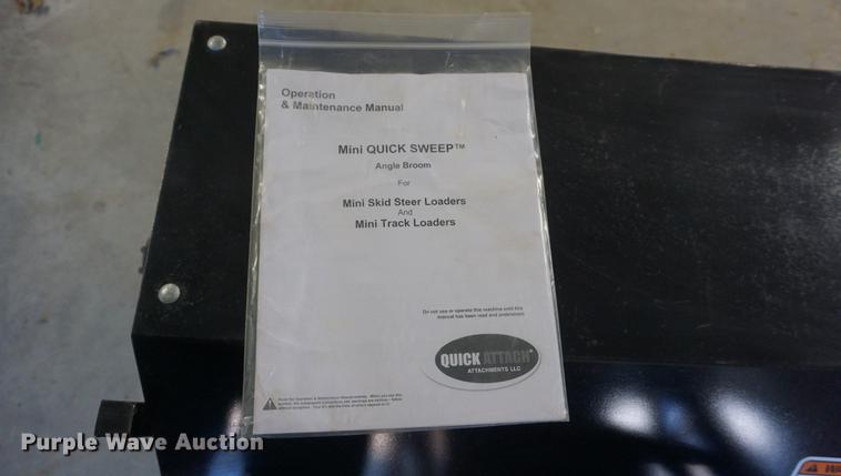 image for item DE3346 51"W compact utility loader broom