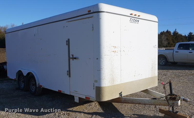 image for item DE3348 2006 Titan enclosed cargo trailer