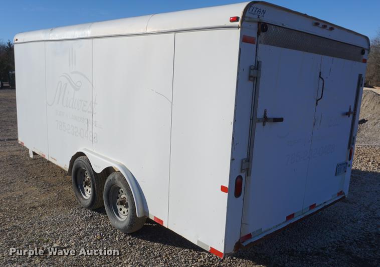 image for item DE3348 2006 Titan enclosed cargo trailer