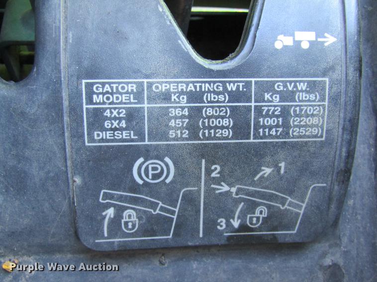 image for item DE5971 John Deere 6X4 Gator utility vehicle