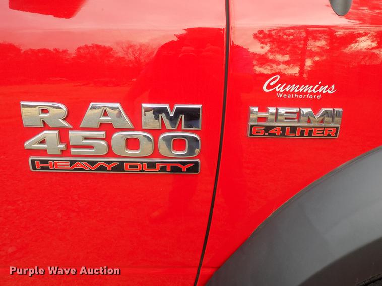 image for item DF2114 2015 Dodge Ram 4500 truck cab and chassis