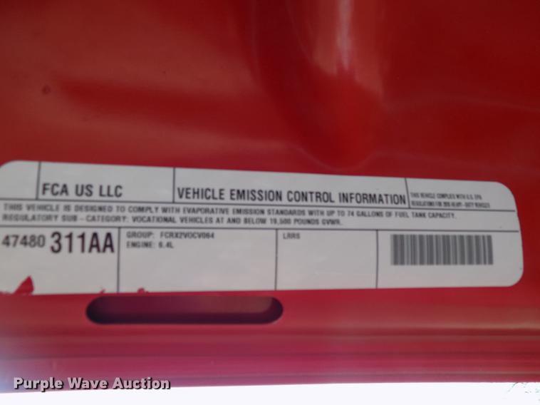 image for item DF2114 2015 Dodge Ram 4500 truck cab and chassis