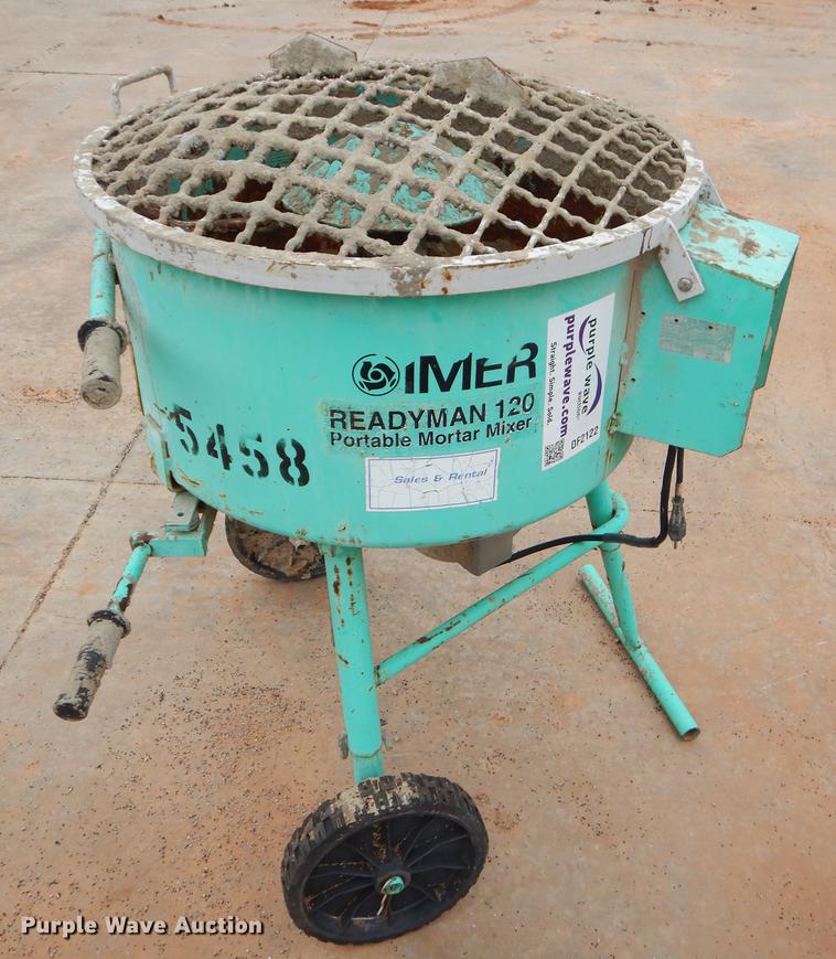 image for item DF2122 Imer Readyman 120 mortar mixer