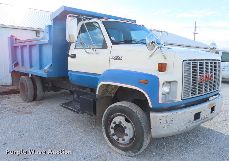 image for item DN9147 1991 GMC TopKick C7500 dump truck