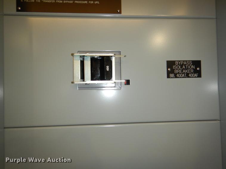 image for item DY9768 Siemens three breaker maintenance bypass panel