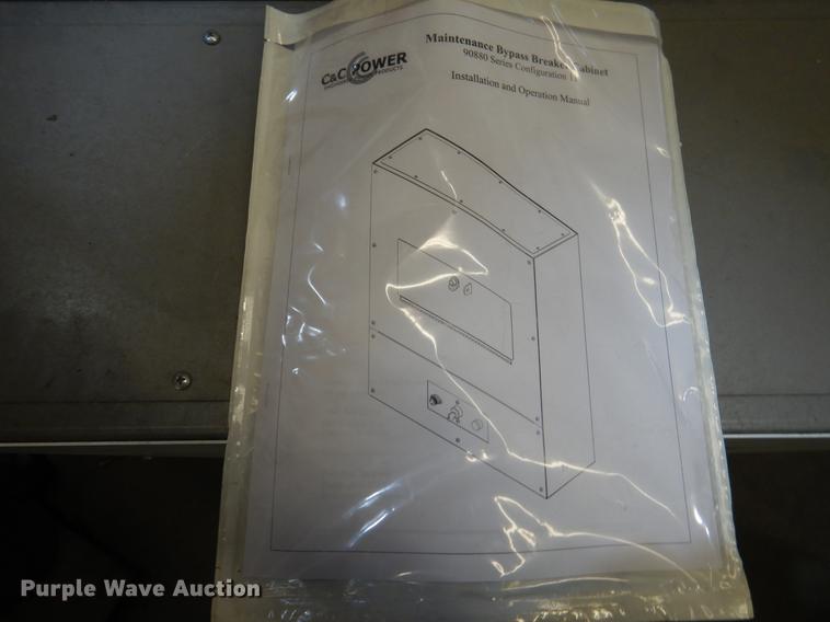 image for item DY9771 C&C Power UPS maintenance bypass