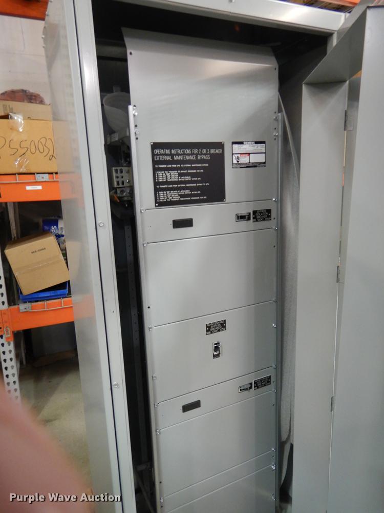 image for item DY9773 Siemens UPS maintenance bypass panel