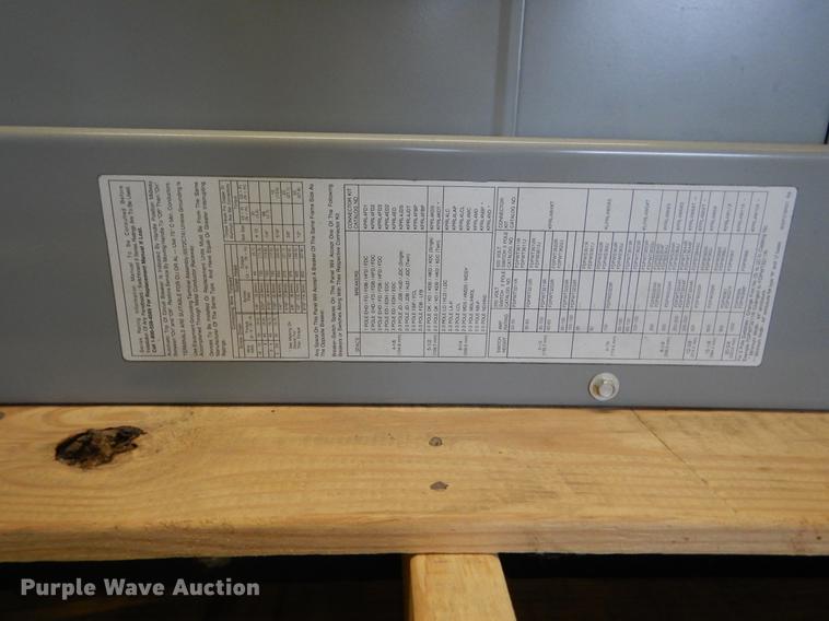 image for item DY9776 Cutler Hammer UPS maintenance bypass panel