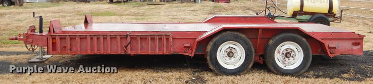 image for item ER9387 Shop built car carrier trailer