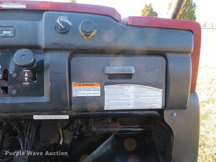 image for item EV9544 2010 Kawasaki Mule 4010 utility vehicle