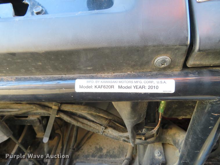 image for item EV9544 2010 Kawasaki Mule 4010 utility vehicle