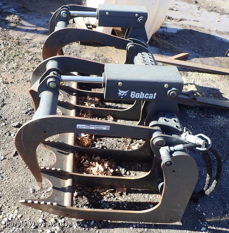 2015 Bobcat 66RT grapple bucket in Wichita, KS Item FH9503 sold