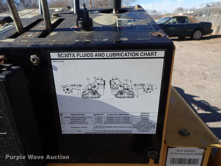image for item FH9504 2014 Vermeer SC30TX stump grinder