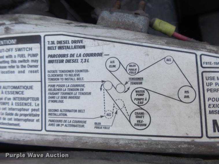 image for item K7559 2001 Ford F450 XL Super Duty tire service truck