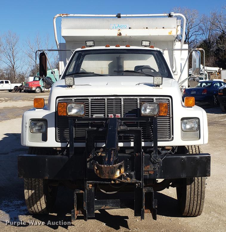 image for item AV9360 2002 GMC C7500 dump truck