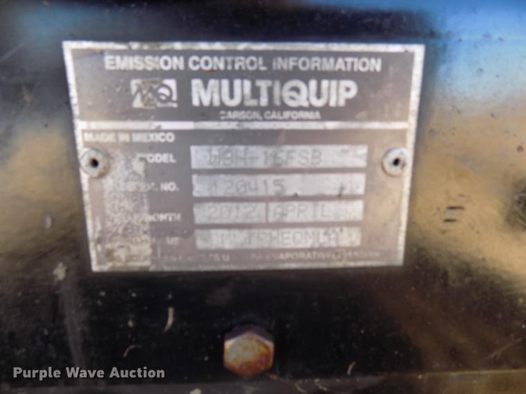 image for item DD3570 2012 Whiteman WBH-16FSB power buggy