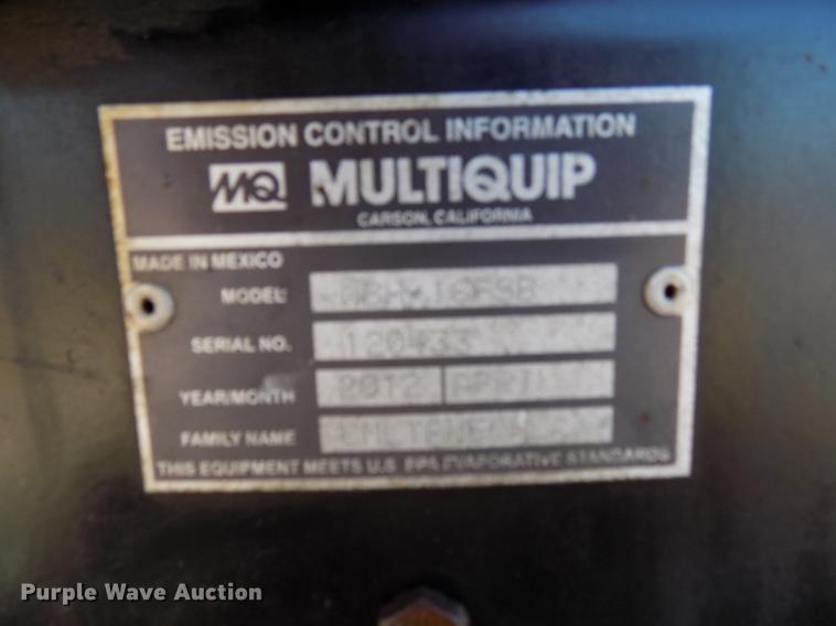 image for item DD3571 2012 Whiteman WBH-16FSB power buggy