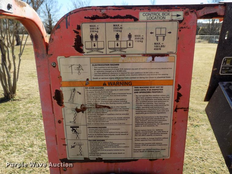 image for item DD3573 JLG 1932E2 scissor lift