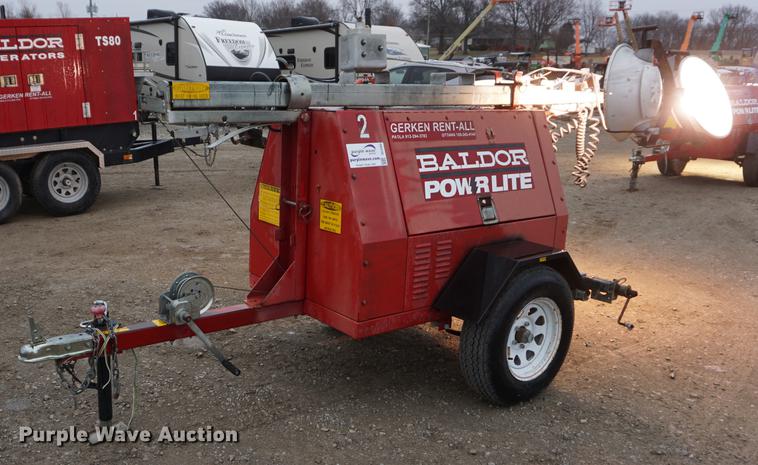 image for item DE3369 Baldor Powerlite light plant