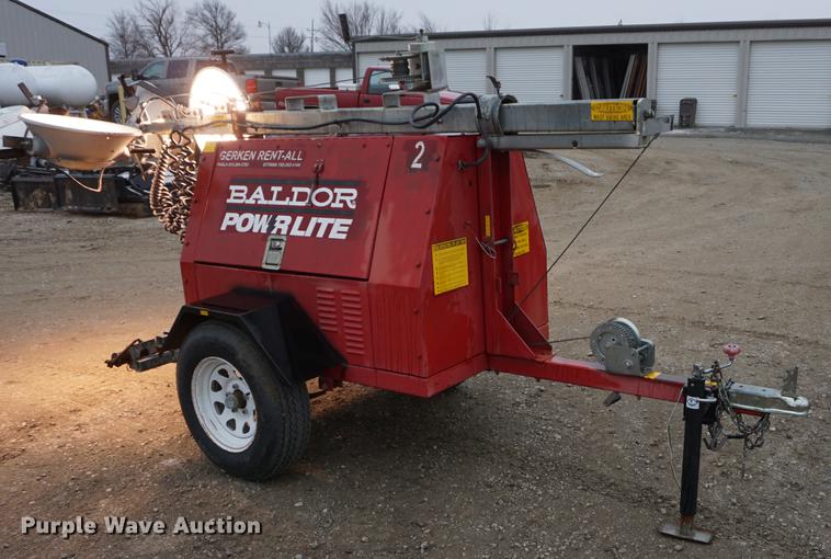 image for item DE3369 Baldor Powerlite light plant