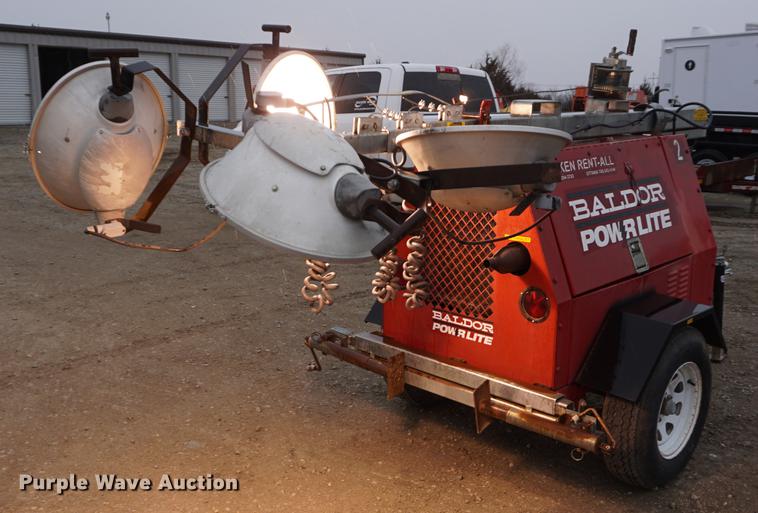 image for item DE3369 Baldor Powerlite light plant