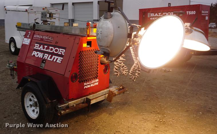 image for item DE3369 Baldor Powerlite light plant