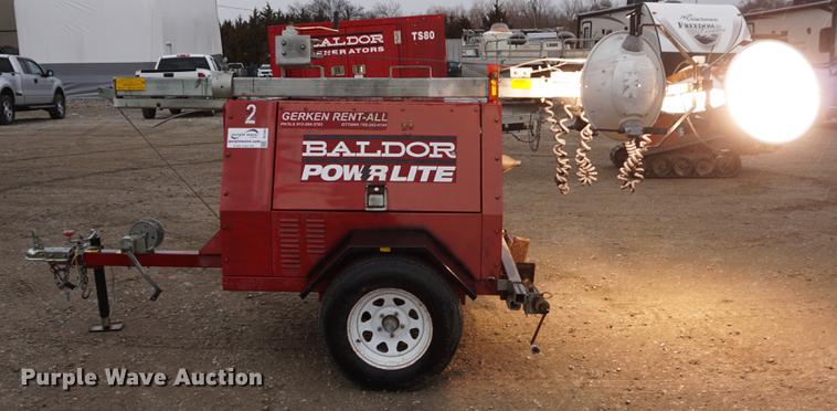 image for item DE3369 Baldor Powerlite light plant