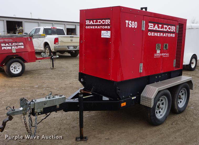image for item DE3374 2005 Baldor TS80 generator