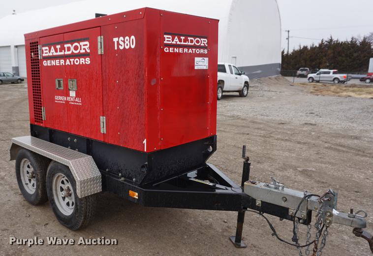image for item DE3374 2005 Baldor TS80 generator