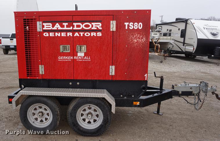 image for item DE3374 2005 Baldor TS80 generator