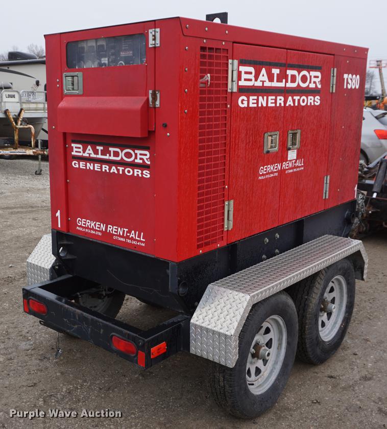 image for item DE3374 2005 Baldor TS80 generator