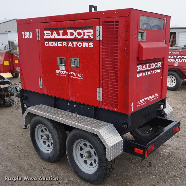 image for item DE3374 2005 Baldor TS80 generator