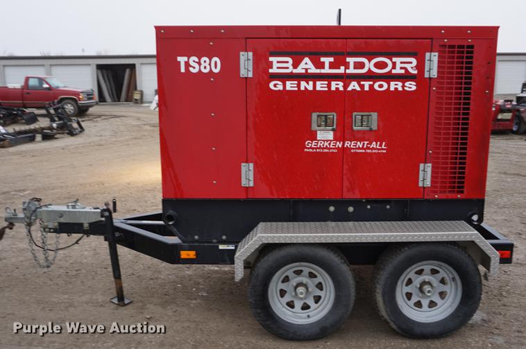 image for item DE3374 2005 Baldor TS80 generator