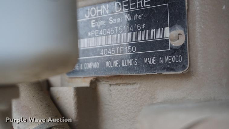 image for item DE3374 2005 Baldor TS80 generator