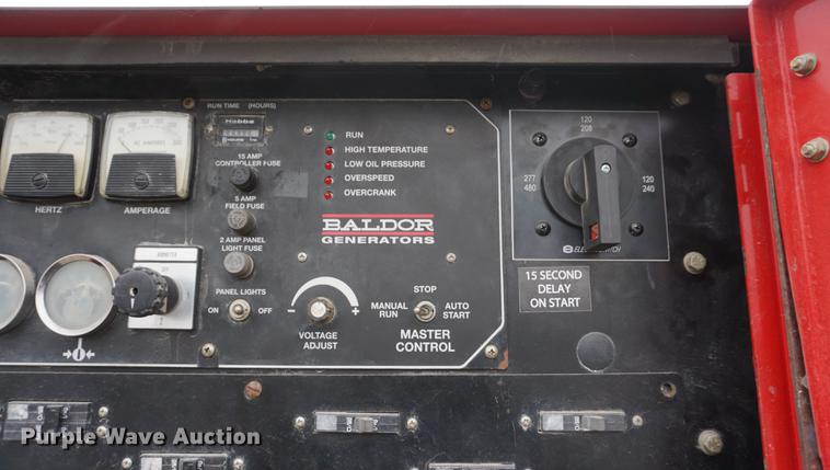 image for item DE3374 2005 Baldor TS80 generator