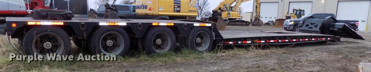 image for item DE7544 1993 Entyre lowboy equipment trailer