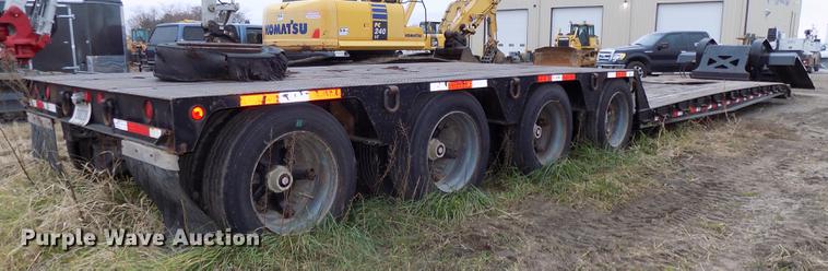 image for item DE7544 1993 Entyre lowboy equipment trailer