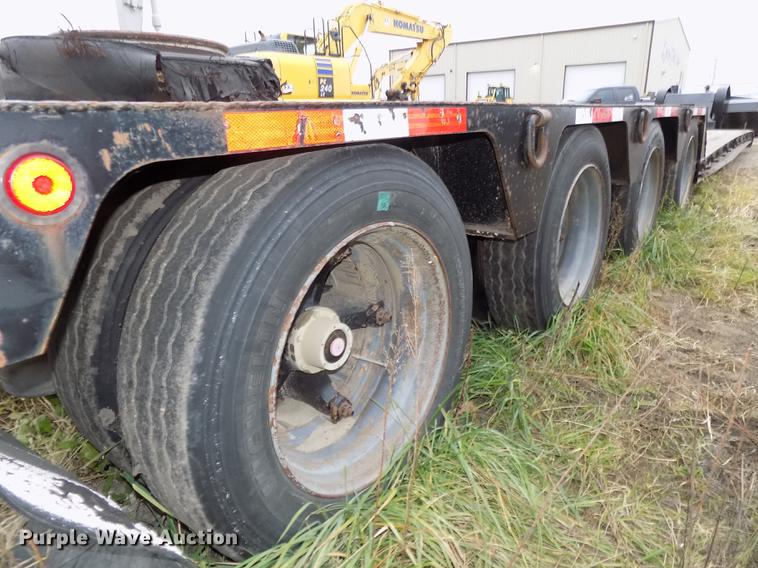 image for item DE7544 1993 Entyre lowboy equipment trailer