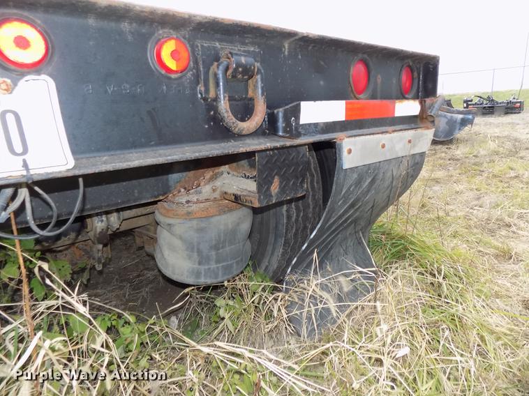 image for item DE7544 1993 Entyre lowboy equipment trailer