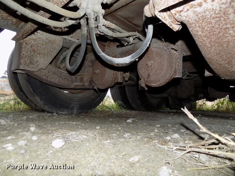 image for item DE7544 1993 Entyre lowboy equipment trailer