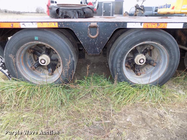 image for item DE7544 1993 Entyre lowboy equipment trailer